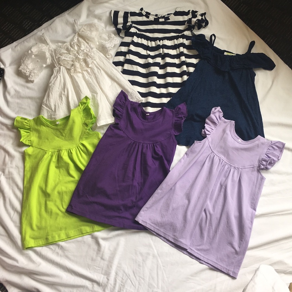 Bundle/lot of girls dresses/tunics size 18months